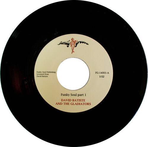 David Batiste & the Gladiators: Funky Soul - 7-INCH SINGLE