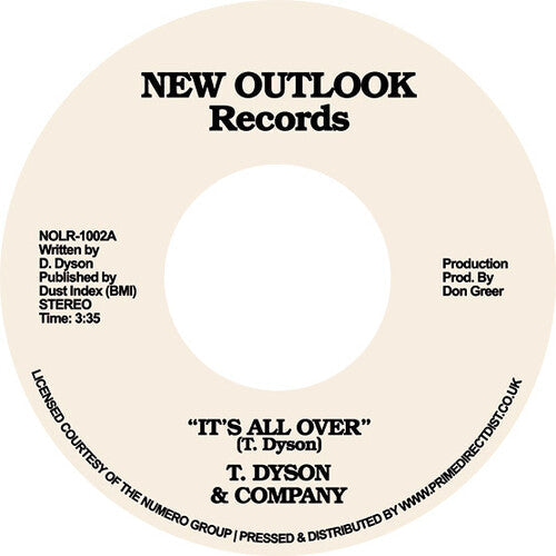T. Dyson & Company: It's All Over - 7-INCH SINGLE