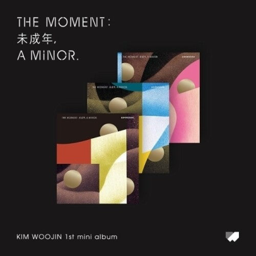 Kim Woojin: The Moment: A Minor (Random Cover) (incl. 80pg Photobook, Photocard, Sticker, Folded Poster + Film Photocard) - COMPACT DISCS