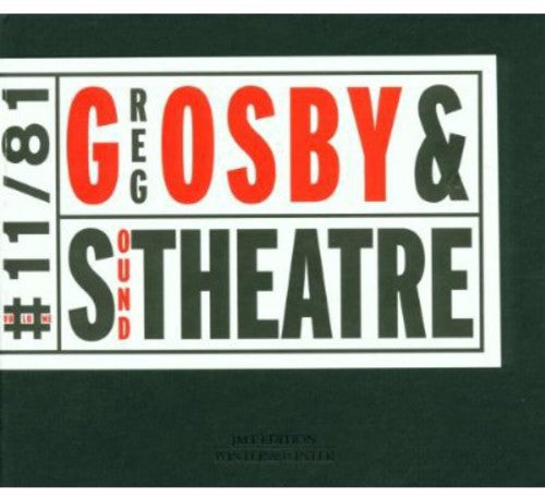 Greg Osby & Sound Theatre: Greg Osby and Sound Theatre - COMPACT DISCS