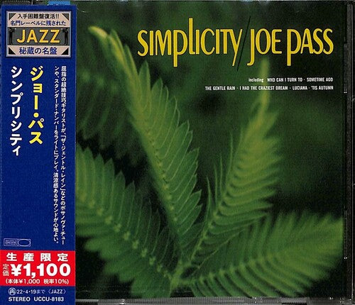 Joe Pass: Simplicity - COMPACT DISCS