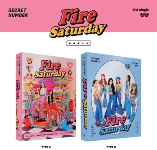 Secret Number: Fire Saturday (Random Cover) (incl. Photobook, 2 Tazos. 2 Door Signs, Photo Sticker + 2 Photocards) - COMPACT DISCS