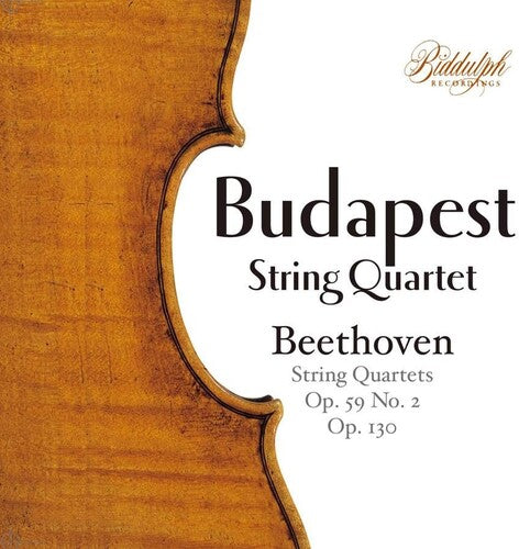 Beethoven / Budapest String Quartet: Beethoven Quartets 8 / 13 - COMPACT DISCS