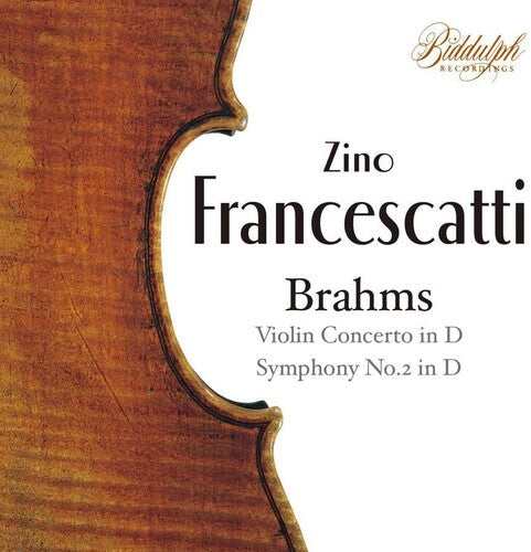 Zino Francescatti: Brahms: Violin Concerto - COMPACT DISCS