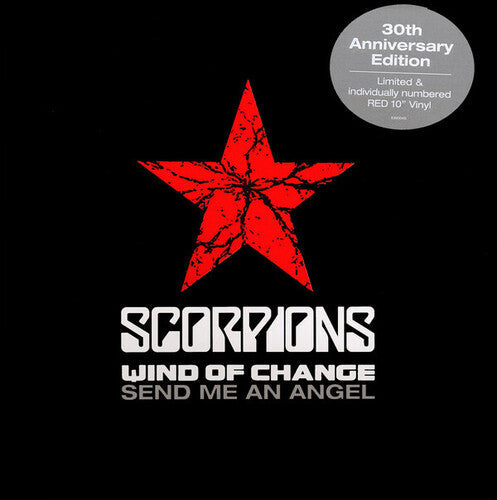 The Scorpions: Wind Of Change / Send Me An Angel (Limited Edition 10-inch) (Red Vinyl) - VINYL LP