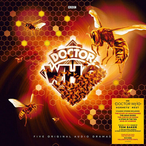 Doctor Who: Hornets' Nest [Limited Boxset Includes Signed Tom Baker Print & 10LP's on Black & Yellow 140-Gram Vinyl] - VINYL LP