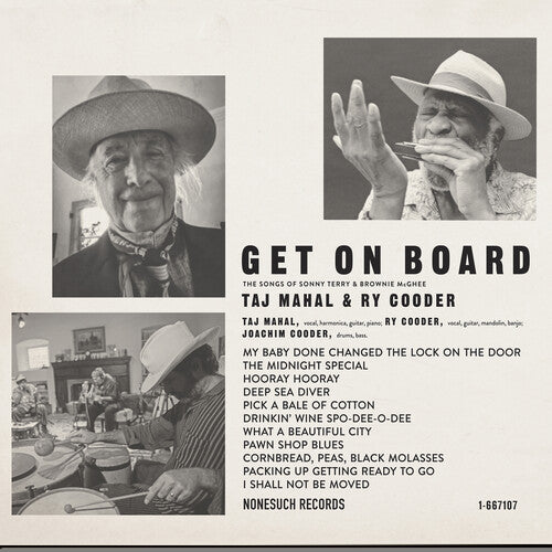 Taj Mahal & Ry Cooder: Get On Board - COMPACT DISCS