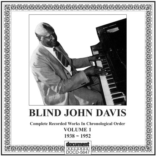 John Blind Davis: Complete Recorded Works Vol. 1 (1938-1952) - COMPACT DISCS