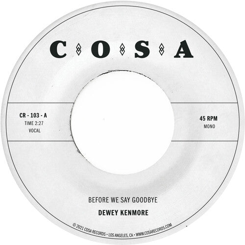 Dewey Kenmore: Before We Say Goodbye - VINYL LP