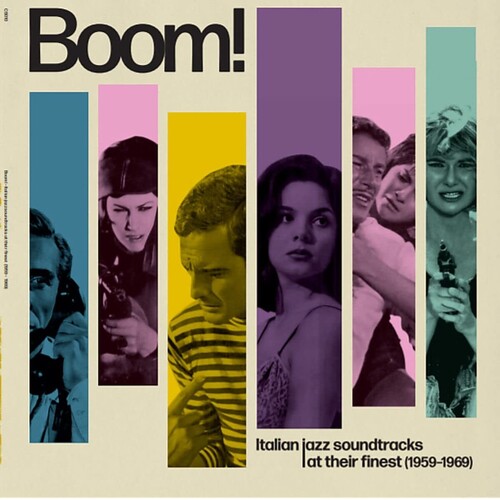 BOOM ITALIAN JAZZ Various Artists: Boom! Italian Jazz Soundtracks At Their Finest (1959-1969) - VINYL LP