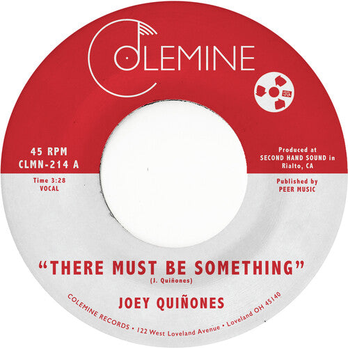 Joey Quinones: There Must Be Something (clear) - 7-INCH SINGLE