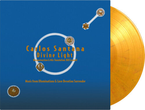 Carlos Santana: Divine Light: Reconstruction & Mix Translation By Bill Laswell - Limited Gatefold 180-Gram Yellow, Red & Black Marble Colored Vinyl - VINYL LP
