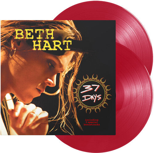 Beth Hart: 37 Days - Transparent Red Vinyl - VINYL LP