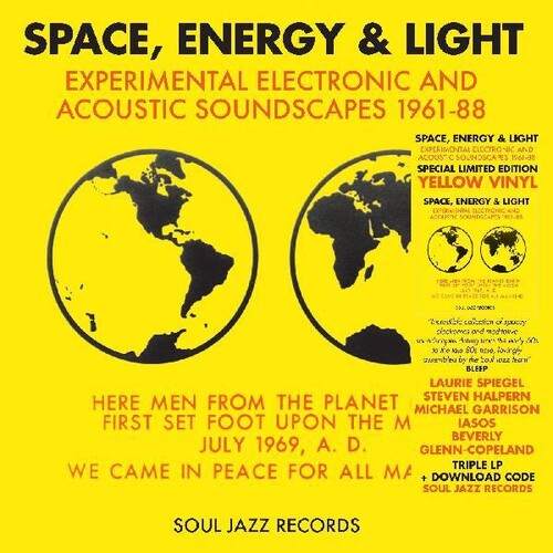 Soul Jazz Records Presents: Space, Energy & Light: Experimental Electronic And Acoustic  Soundscapes 1961-88 - VINYL LP
