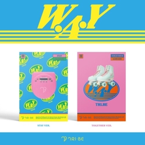 Tri.Be: W.A.Y - Random Cover - 92pg Photobook, 8pg Bonus Book, Tag, 2 x Film Photo, 2 x Photo Cards + Folded Poster - COMPACT DISCS