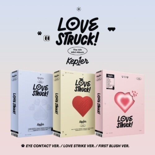 Kep1ER: Lovestruck! - Random Cover - incl. 84p Photobook, 3 Postcards, Tattoo Sticker, Hidden Message card, Folded Poster + 2 Photocards - COMPACT DISCS