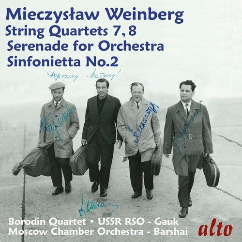 Borodin Quartet: Mieczyslaw Weinberg: String Quartets Nos. 7 & 8, Serenade Op. 47/4 - COMPACT DISCS