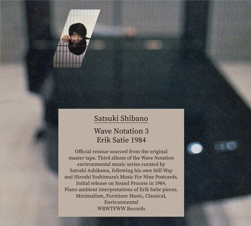 Satsuki Shibano: Wave Notation 3: Erik Satie 1984 - COMPACT DISCS