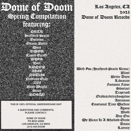 Various Artists: Dome Of Doom Spring Compilation (Various Artists) - CASSETTES