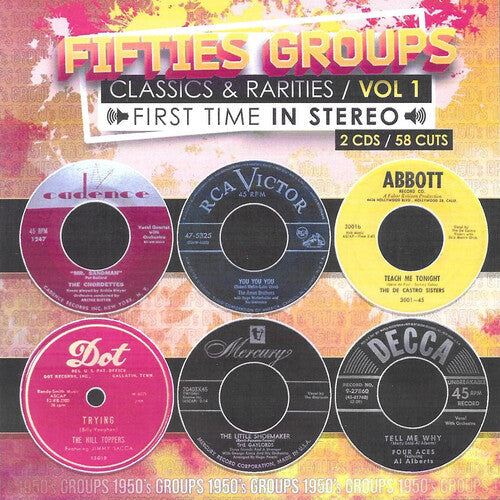 Various Artists: Fifties Groups Classics & Rarities First Time In Stereo, Vol. 1 - COMPACT DISCS