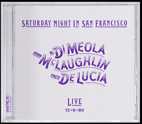 John McLaughlin: Saturday Night In San Francisco - COMPACT DISCS