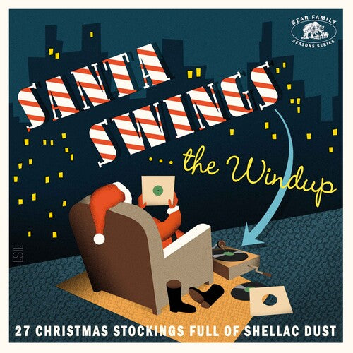 Various Artists: Santa Swings...The Windup: 28 Christmas Stockings Full Of Shellac Dust (Various Artists) - COMPACT DISCS