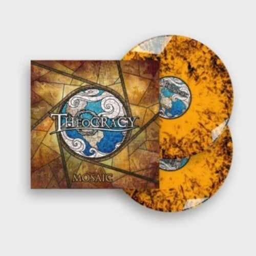 Theocracy: Mosaic - Orange with Black Dust Colored Vinyl - VINYL LP