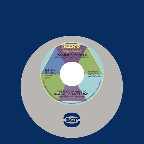 Daniels, Huck Co / Adams, Johnny: Foolish Man (Part 1) / Foolish Man (Part 2) - 7-INCH SINGLE