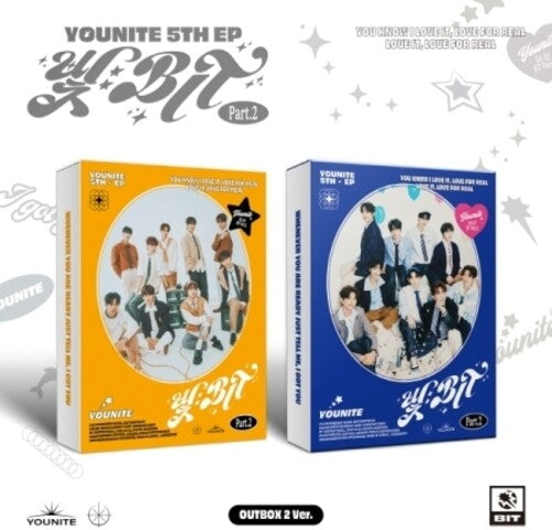 Younite: Bit Part.2 - Random Cover - incl. 56pg Photobook, 5pc Lyric Postcard Set, 3 Photocards, Unit Photocard + Sticker - COMPACT DISCS