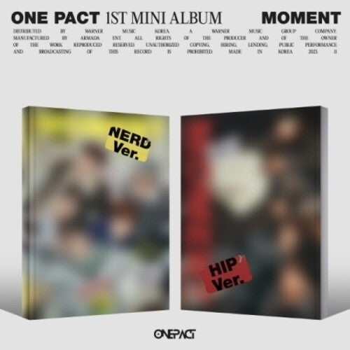 One Pact: Moment - Random Cover - Postcard, Photocard A + B, Polaroid + Sticker - COMPACT DISCS