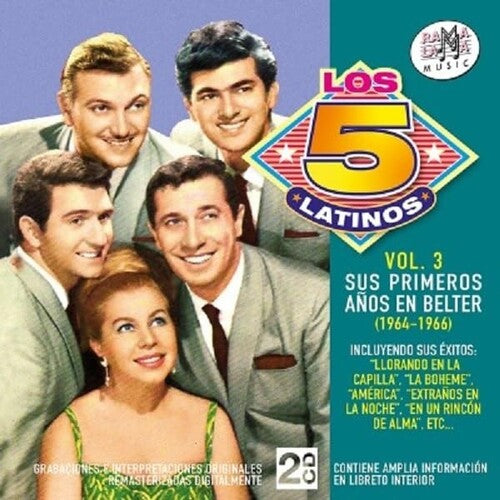 Los 5 Latinos: Su8 Primeros Anos En Belter Vol 3 - COMPACT DISCS