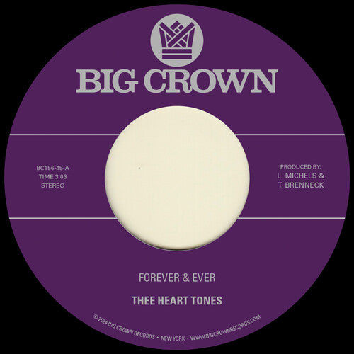 Thee Heart Tones: Forever & Ever B/w Sabor A Mi - 7-INCH SINGLE