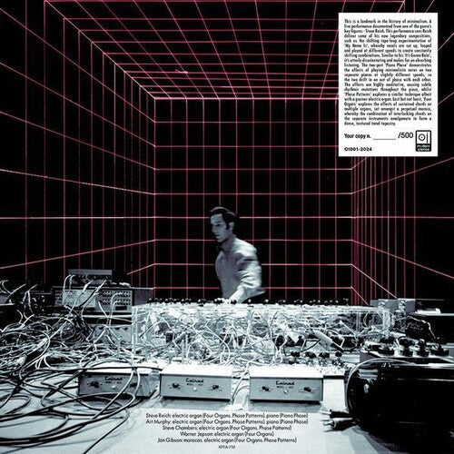 Steve Reich: Live At Berkeley University Museum, July 11th 1970 - VINYL LP