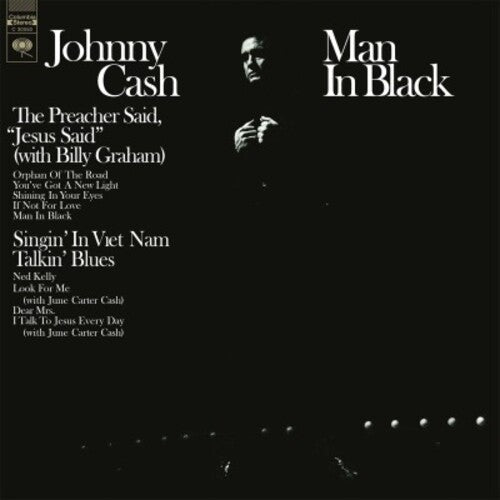Johnny Cash: Man In Black - Limited 180-Gram Crystal Clear Vinyl - VINYL LP