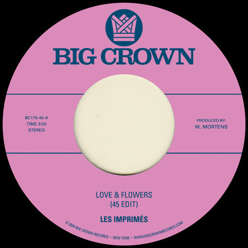 Les Imprimes: Love & Flowers (45 Edit) / You - 7-INCH SINGLE