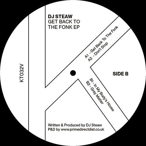 DJ Steaw: Get Back To The Fonk - 12-INCH SINGLE