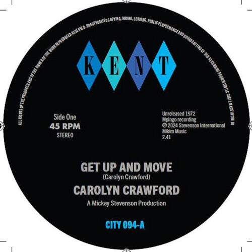 Carolyn Crawford: Get Up & Move / Sugar Boy - 7-INCH SINGLE