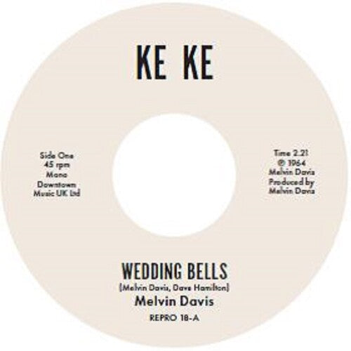 Melvin Davis: Wedding Bells / It's No News - 7-INCH SINGLE
