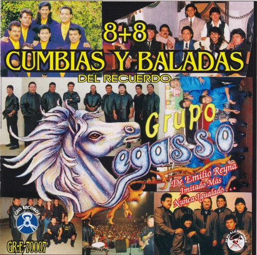 Pegasso De Emilio Reyna: 8 + 8 Cumbias y Baladas - COMPACT DISCS