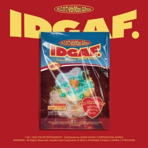 M.O.N.T: Idgaf - incl. 80pg Photobook, Postcard + 2 Photocards - COMPACT DISCS