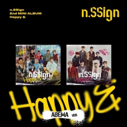 N.Ssign: Happy & - Abema #2 Version - Random Cover - incl. Folded Poster + Photocard - COMPACT DISCS