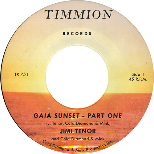 Jimi Tenor & Cold Diamond & Mink: Gaia Sunset - Yellow - 7-INCH SINGLE