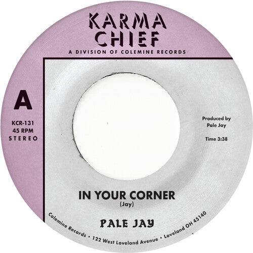 Pale Jay: In Your Corner B/w Bewilderment - Natural with Black Swirl - 7-INCH SINGLE