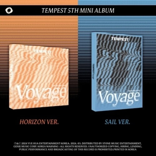 Tempest: Tempest Voyage - Random Cover - incl. 84pg Photobook, 32pg Lyric Book, 21pc Postcard Set, Photocard (Unit), Photocard (Solo), Plintes Polaroid + Poster - COMPACT DISCS