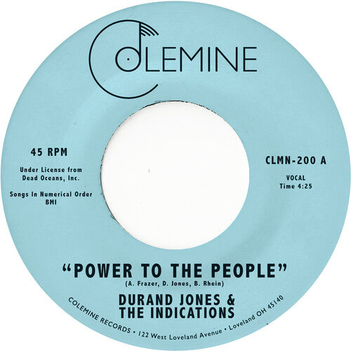 The Indications: Power To The People - 7-INCH SINGLE