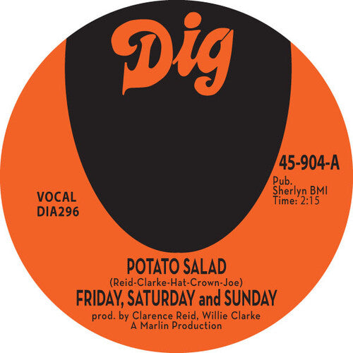 Friday Saturday & Sunday: Potato Salad - 7-INCH SINGLE