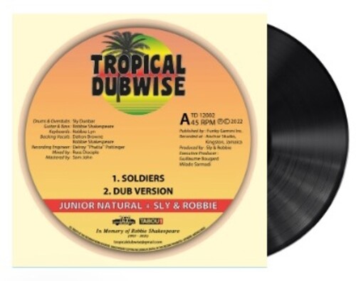 Junior Natural + Sly & Robbie: SOLDIERS - VINYL LP