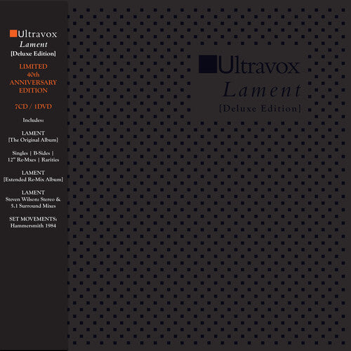 Ultravox: Lament [Deluxe Edition]: Limited 40th Anniversary Edition - COMPACT DISCS