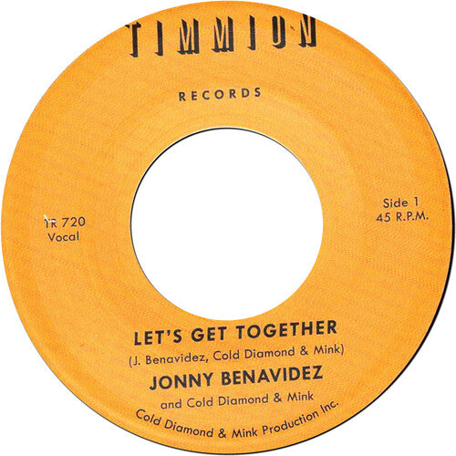 Jonny Benavidez: Let's Get Together/Let's Get Together (Instrumental) - 7-INCH SINGLE