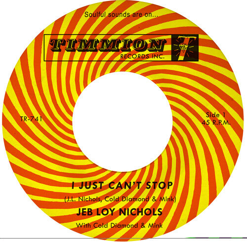 Jeb Loy Nichols: I Just Can't Stop - 7-INCH SINGLE